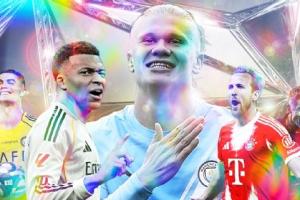 ESPN年度百大球星前锋TOP10:凯恩、姆巴佩、哈兰德前3 登贝莱第4